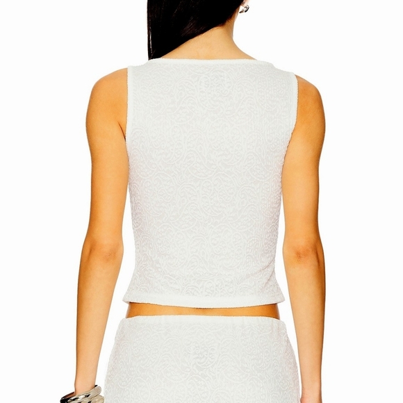 Runaway The Label x Revolve Orlean Lace Top, White / Cream - Picture 3 of 9